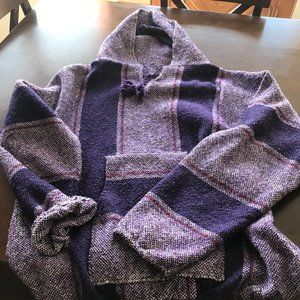 2 Vintage Mexican Poncho Style Hoodies Senor Frogs